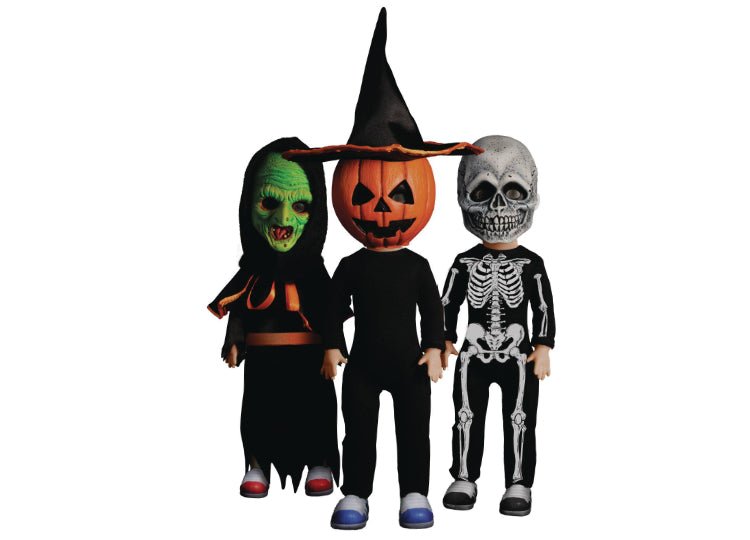 Halloween III Living Dead Dolls – Season of the Witch Trick-or-Treaters Set - JP's Horror