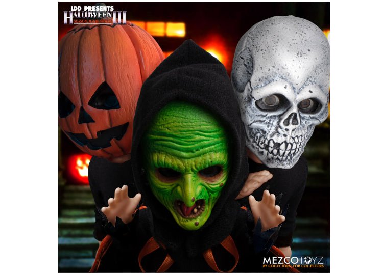 Halloween III Living Dead Dolls – Season of the Witch Trick-or-Treaters Set - JP's Horror