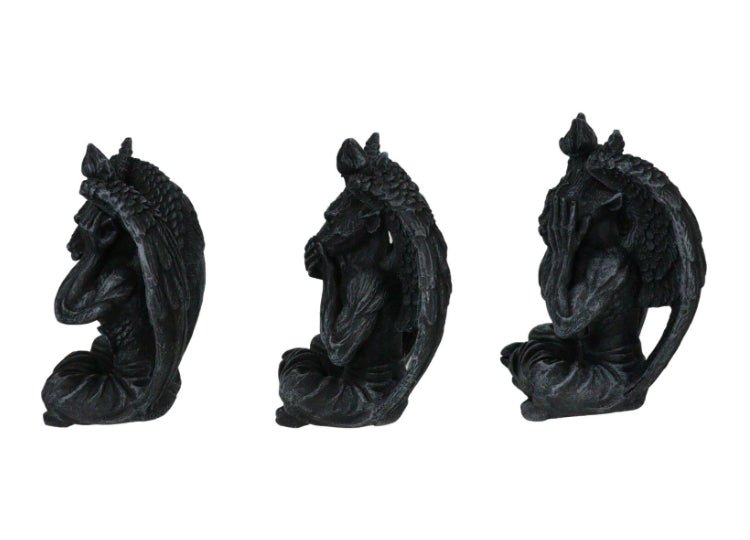 Hear, Speak, See No Evil Baphomet - JP's Horror