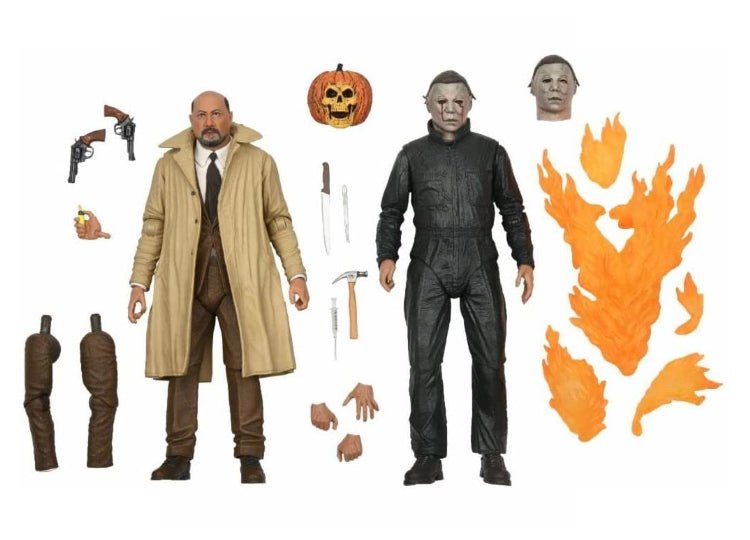 Michael Myers & Dr. Loomis 7" Ultimate – Halloween 2 (2-Pack) - JP's Horror