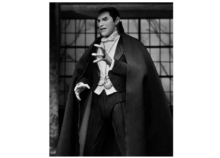 NECA Dracula Carfax Abbey Ultimate 7” Figure – Universal Monsters (B&W) - JP's Horror