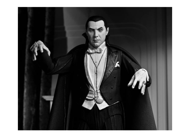 NECA Dracula Carfax Abbey Ultimate 7” Figure – Universal Monsters (B&W) - JP's Horror