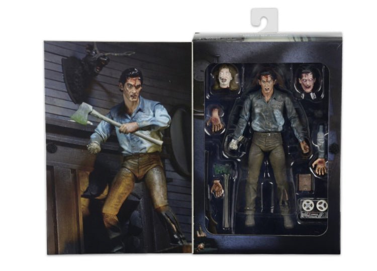 NECA Evil Dead 2 Ultimate Ash 7” Figure – Dead by Dawn Horror Collectible - JP's Horror