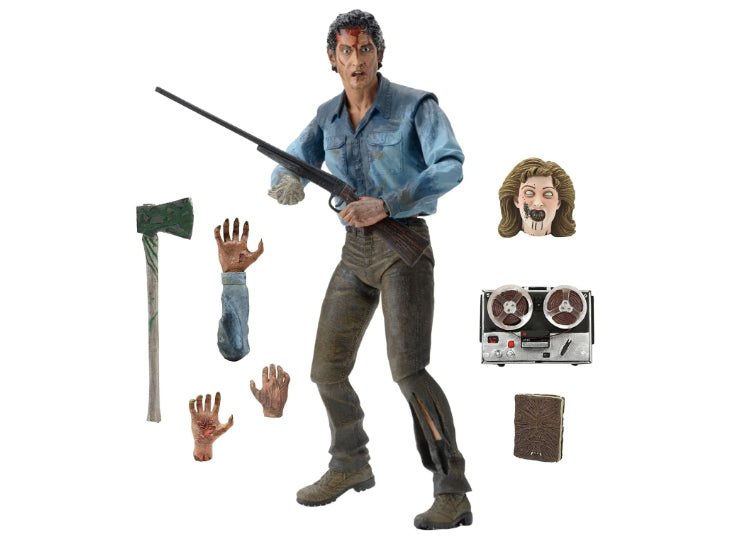 NECA Evil Dead 2 Ultimate Ash 7” Figure – Dead by Dawn Horror Collectible - JP's Horror
