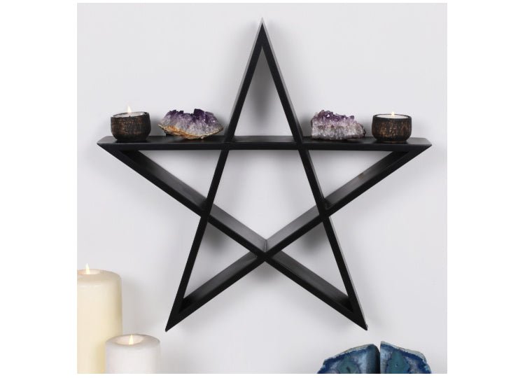 Pentagram Wall Shelf - JP's Horror