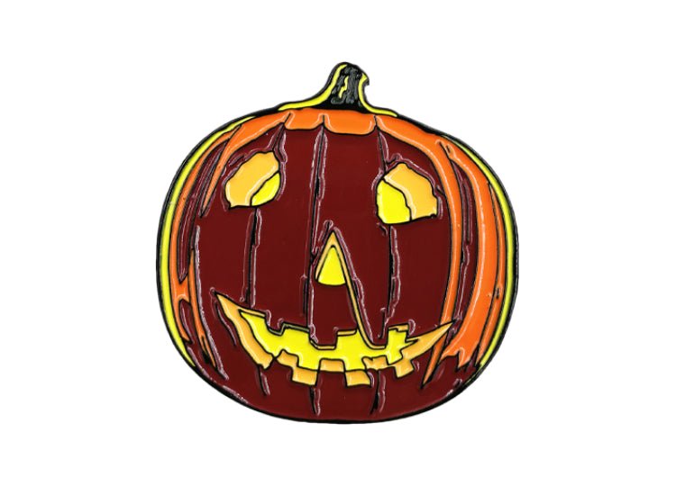 Pumpkin – Halloween Enamel Pin - JP's Horror