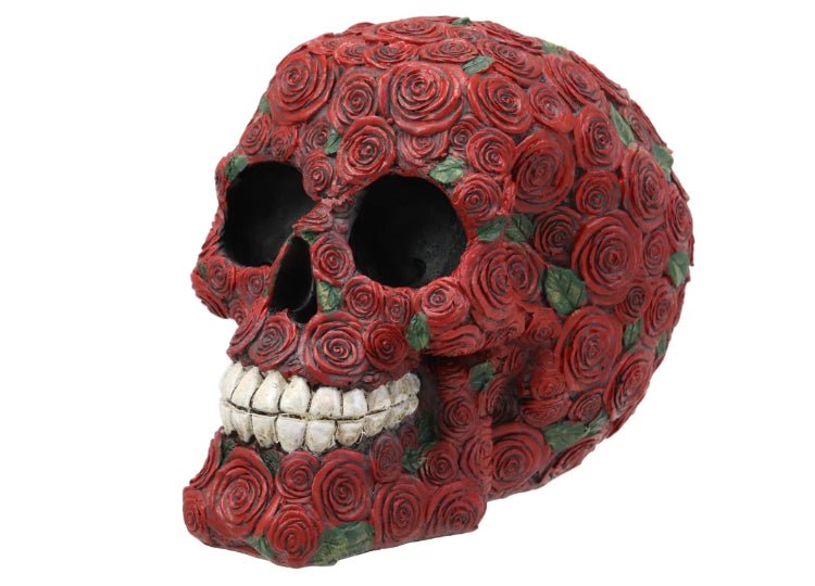 Red Rose Skull - JP's Horror
