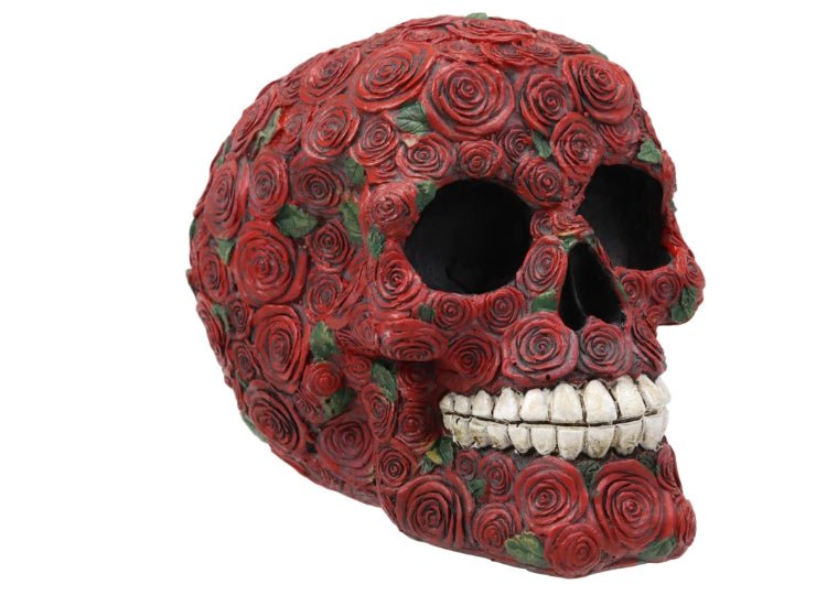 Red Rose Skull - JP's Horror