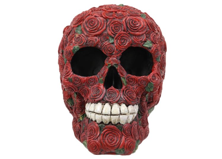 Red Rose Skull - JP's Horror