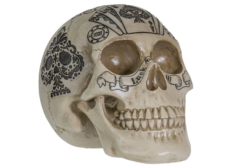 Royal Flush Skull - JP's Horror