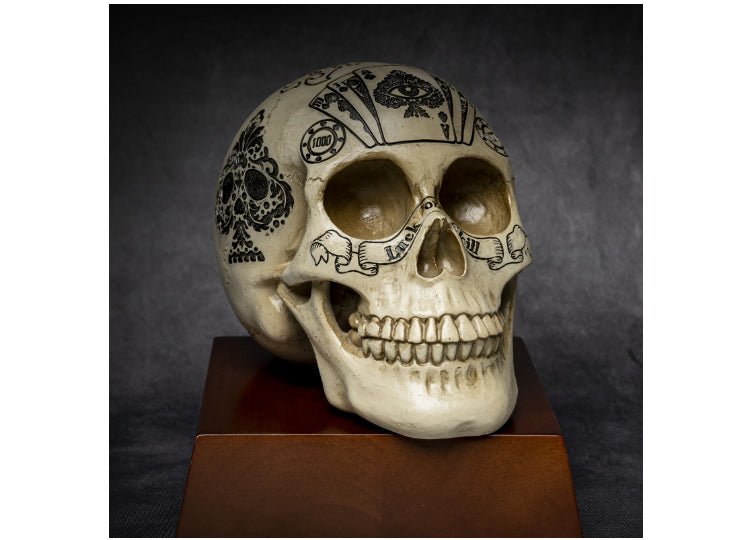 Royal Flush Skull - JP's Horror