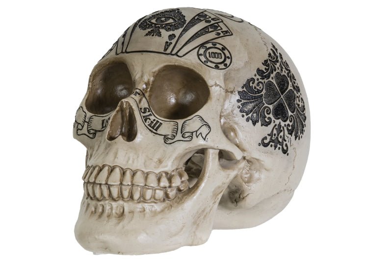 Royal Flush Skull - JP's Horror