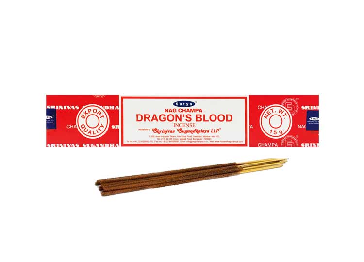 Satya Dragons Blood Incense – 15 Gram Pack - JP's Horror