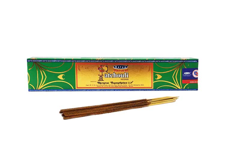 Satya Patchouli Incense – 15 Gram Pack - JP's Horror