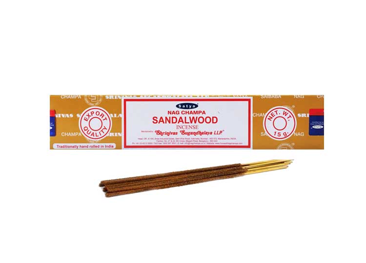 Satya Sandalwood Incense – 15 Gram Pack - JP's Horror