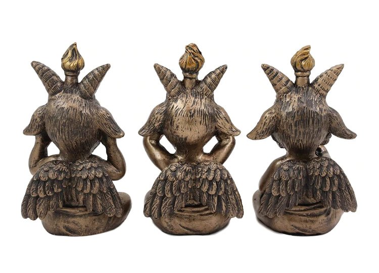 See, Speak, Hear No Evil Baphomet - JP's Horror