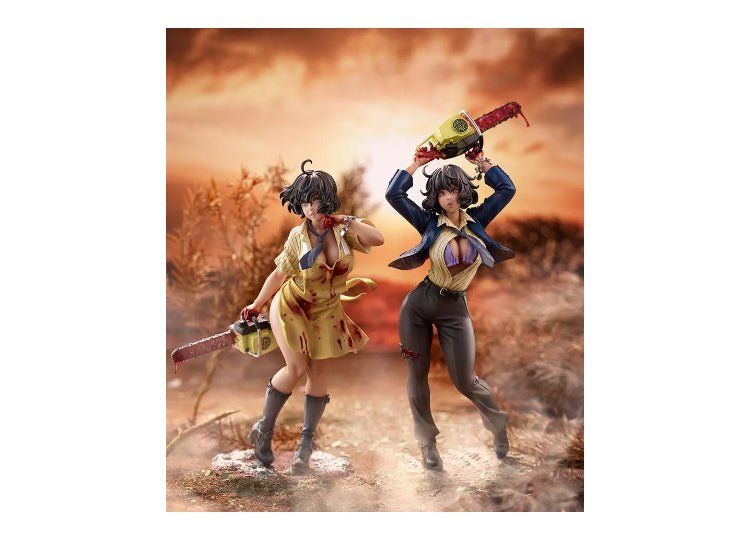 The Texas Chainsaw Massacre Leatherface Chainsaw Dance Bishoujo Statue - JP's Horror