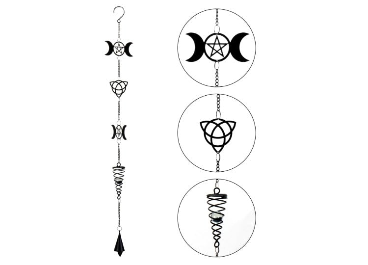 Triple Moon Hanging Chime - JP's Horror